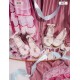 Sheep Puff Love Lace Medium Heel Shoes(Limited Pre-Order/8 Colours/Full Payment Without Shipping)